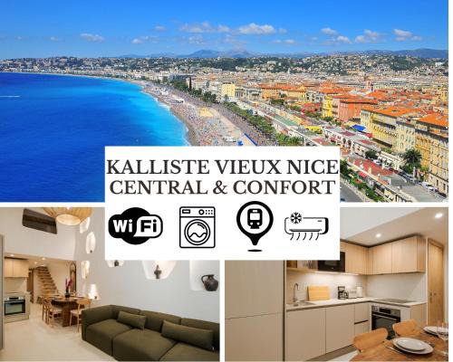 Old Town Appartement | KALLISTE VIEUX-NICE centre historique, près promenade et Cours Saleya