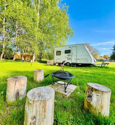 Pacejov Cabine | Karavan v březovém háječku