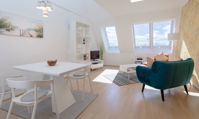 Wieden Appartement | Karlskirche View Duplex Apartment près de l'Opéra d'État et de la ligne de métro # 10of10