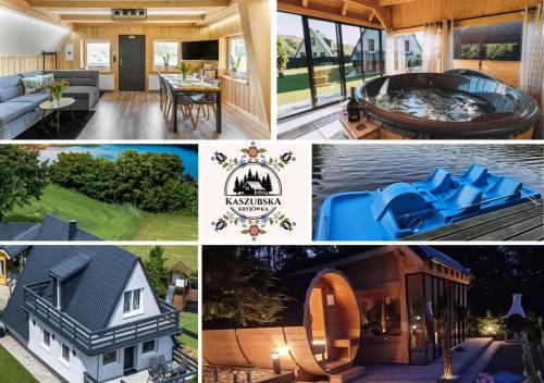 Suleczyno Maison | Kaszubska Kryjówka - Komfortowy 8 osobowy Domek w sercu Kaszub - Jacuzzi, Sauna, Rowerek Wodny, Jezioro, Las, Salon Gier!