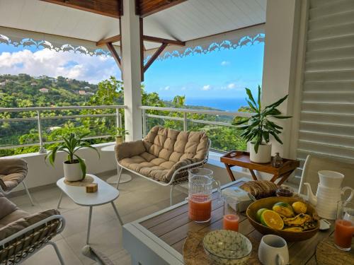 Le Carbet Maison | Kay Lucile, Vue mer sur les hauteurs du Carbet, 5 minutes plage