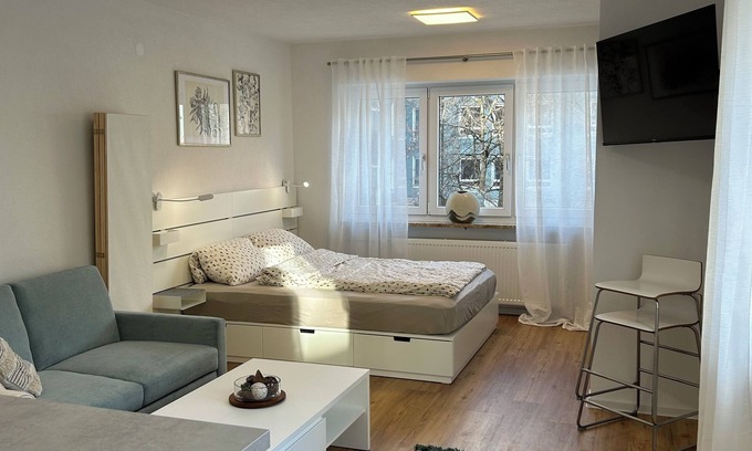 Kempten Appartement | Kempten central 1-room apartment with parking space