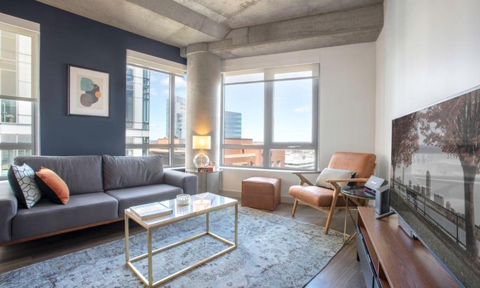 MIT Appartement | Kendall Sq 1BR w Gym WD by MIT MGH River BOS-66