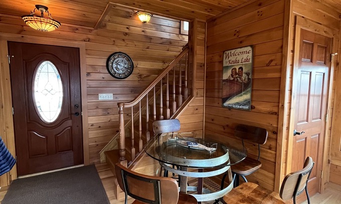 Dundee Maison | Keuka Lakefront Getaway with private beach and amazing waterfront views