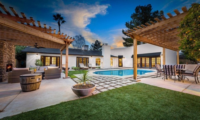 La Paz At Desert Springs Maison | Retraite Kierland avec piscine chauffée et foyer extérieur