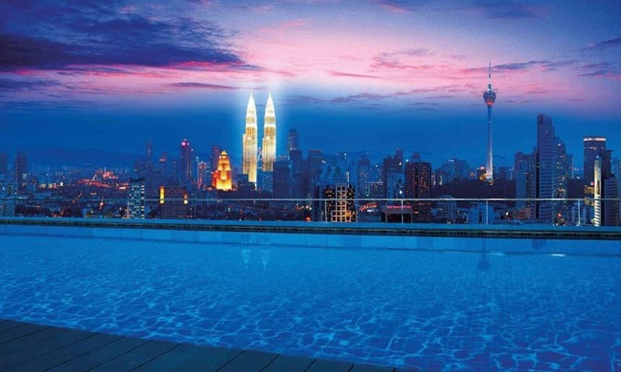 Chow Kit Appartement | KLCC View 2BR avec piscine à débordement