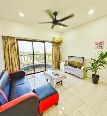Klebang Kechil Appartement | Klebang GX Homestay City & Partial Seaview P0805 with Youtube, TV Games & Toys