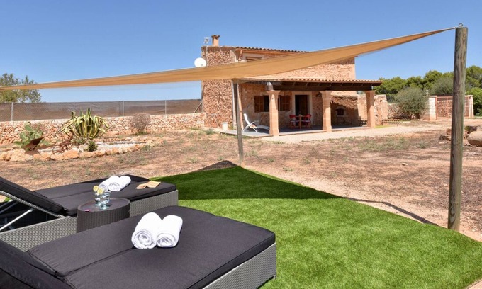 Es Palmer Maison | Kleine Finca Gemütlich Eingerichtet nur 4.5 km vom Sandstrand Es Trenc Entfernt