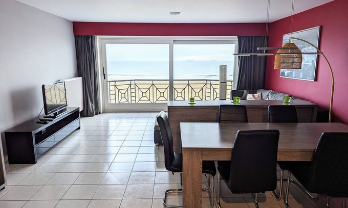 Het Zoute Appartement | Le zoute - Appt 3ch vue mer avec garage