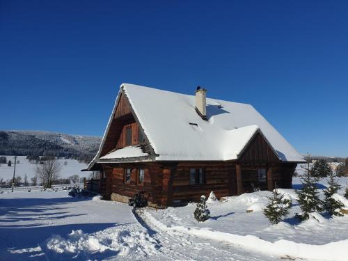 Lasowka Maison | Komfortowy dom z bali koło Zieleńca z widokiem na góry