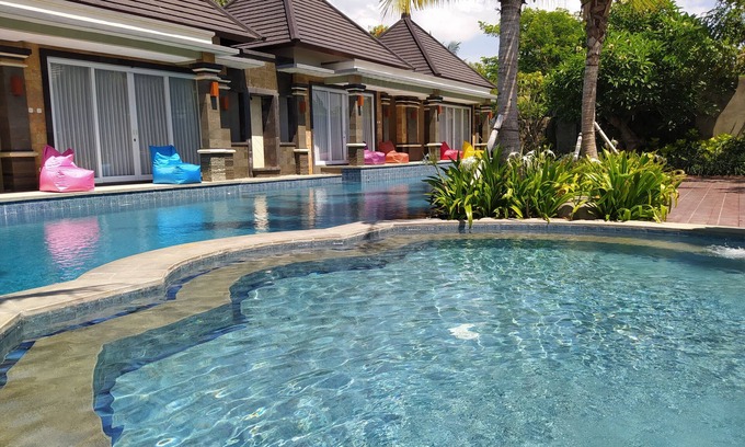 Gianyar Villa | Kori Maharani Villas - Accès Piscine Lagon 6