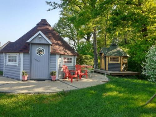 Mantoche Maison | Kota rouge climatisé, séjour nature pour deux près de la Saône - FR-1-583-394