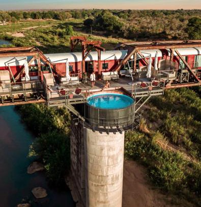 Skukuza Cabine | Kruger Shalati - Train on The Bridge & Garden Suites