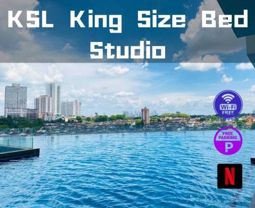 Taman Century Appartement | KSL D Esplanade King size bed Johor Bahru B9