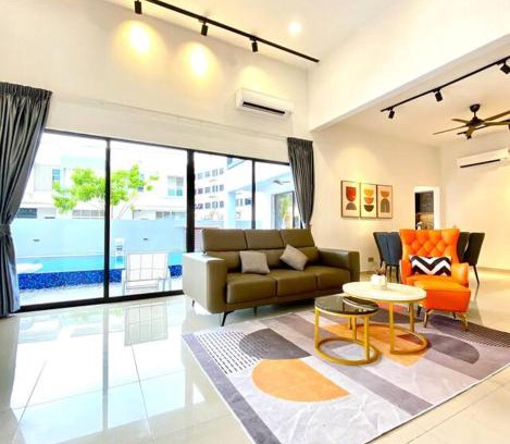 Kuala Selangor Maison | Kuala Selangor Modern Homestay with Pool 20pax