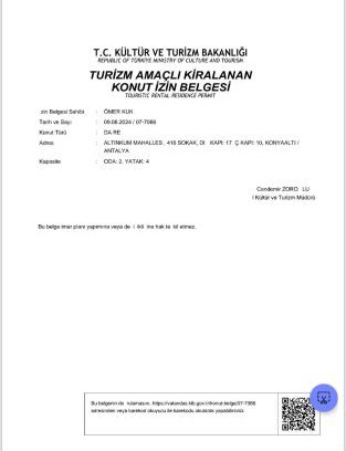 Altnkum Mahallesi Appartement | Kuk apartment
