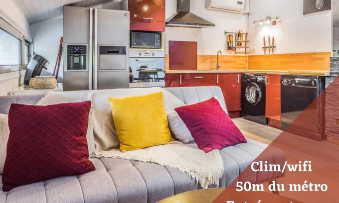 Patte d'Oie Appartement | ☆ L'appart d'oie ☆ 2 pièces ☆ 50m du métro ☆ fibre