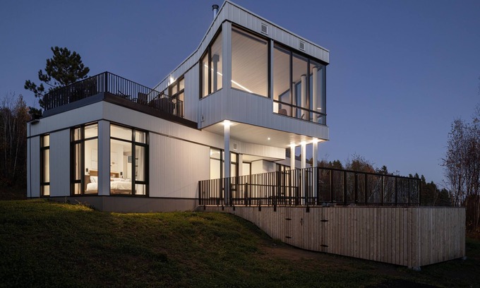 La Malbaie Villa | L'Embâcle: Chalet de luxe avec piscine, spa et vue