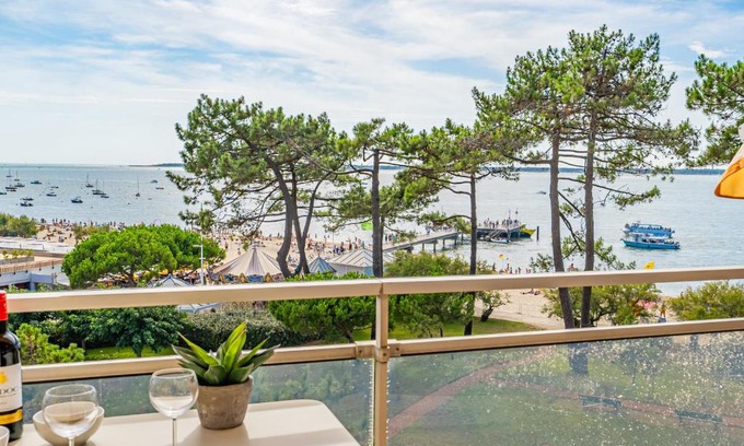 Le Moulleau Appartement | L'Embarcadère - Petit paradis 1ère ligne vue mer