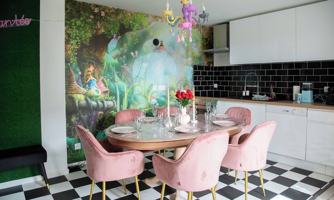 Crecy-la-Chapelle Appartement | L'enchantée, 6 pers, 15 min Disneyland Paris, BBQ Jardin