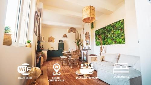 Agen Appartement | L'Escale Balinaise & Spa Appartement lumineux et spacieux
