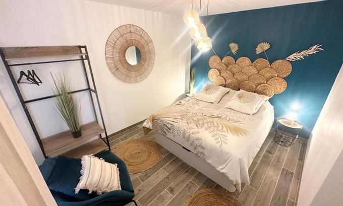 Moyen-Vernet Appartement | L'Evasion - Climatisé - Jardin - Plage - Jacuzzi