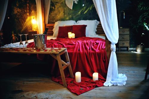 Evreux Appartement | L'Evasion romantique en Amazonie, SPA, Écran cinéma, day use, Lit baldaquin