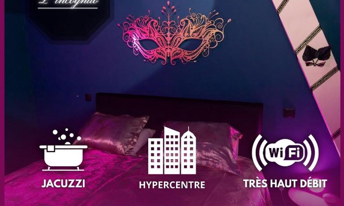 Saumur Appartement | L'incognito - Romantisme - Vin - Jacuzzi