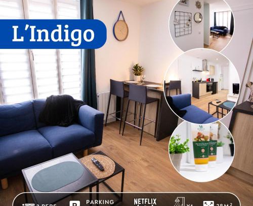 Montbeliard Appartement | L'Indigo, plein centre, WIFI-Netflix
