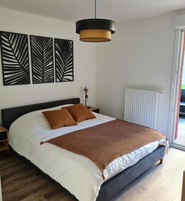 Publier Appartement | L'instant Léman - T2 3 étoiles à 5min de Thonon et Evian avec terrasse et jardin à 100m du lac