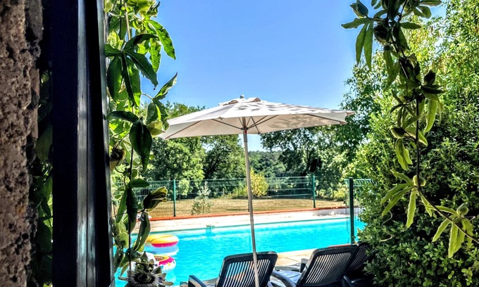 Barbaste Maison | L'or et des landes MAISON AVEC PISCINE AVEC VUE SUR LA FORET