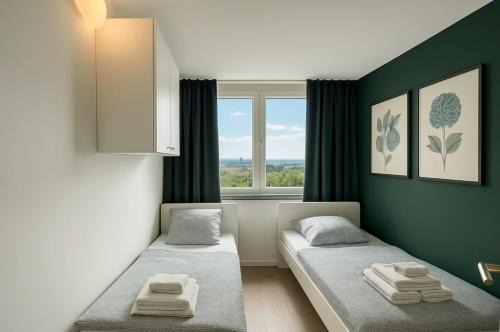 Innenstadt-Ost Appartement | L21-Apartment Dortmund, 2 Zimmer, 4 Betten, Standardisierte Ausstattung, ideal für Reisende, Pendler, Familien