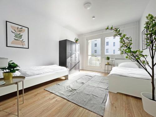 Wiederitzsch Appartement | L21-Apartment Leipzig Nord, 3 Zimmer, 8 Personen, Standardisierte Ausstattung, ideal für Reisende, Pendler, Familien