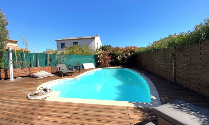 Juvignac Maison | La Bella Vita- Swimming pool and air conditioning!