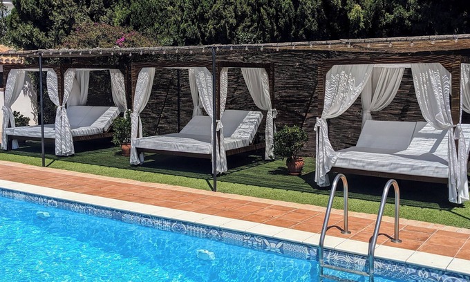 Murchas Lit Et Petit-Déjeuner | Chambre double de luxe, lit king-size, centre de Talará (Lecrin), WIFI, piscine