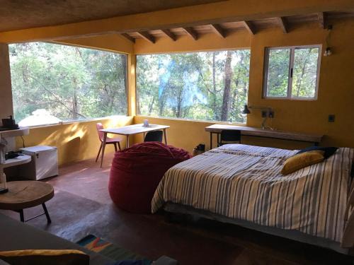 Tepoztlan Maison | La Cabaña Azul al fondo del Bosque de Tepoztlán