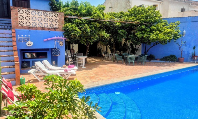 Illora Maison | La Casa De Illora, piscine, cheminée, barbecue, dans le centre de la ville