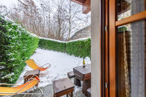 Pre-Saint-Didier Appartement | LA CASA DI CUORI - Accogliente con piccolo patio - PSD 0112
