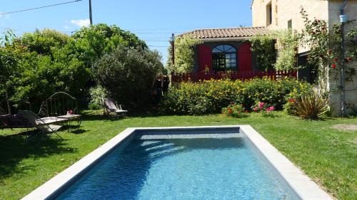 Prignac-et-Marcamps Maison | La chambre des jardins d'Ispahan