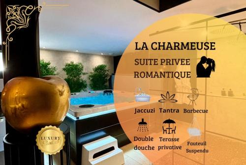 Belin-Beliet Appartement | La Charmeuse, suite luxueuse romantique & spa