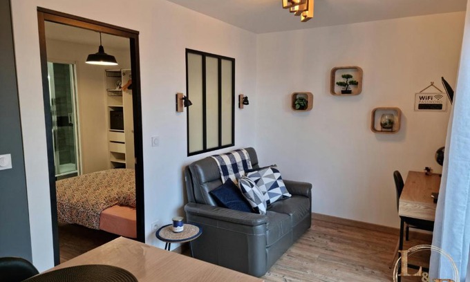Billere Appartement | La Comoé - 5 min centre Pau - 1 chambre - Parking
