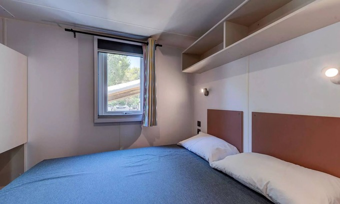 Berny Riviere Maison | La Croix du Vieux Pont campsite* - Mobile home Comfort 4 rooms 6 people air-conditioned - TV