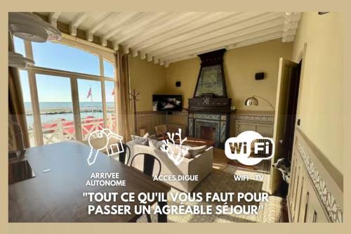 Wimereux Appartement | La Digue, Face mer, accès direct à la digue Wimereux