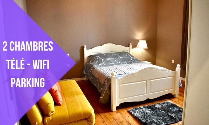 Bavay Appartement | La Domus Lemaitre 7, WIFI, 2 chambres, parking