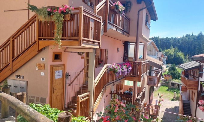 Baselga di Pine Appartement | LA FONTANA grande et confortable, avec 3 chambres, terrasse et Wi-Fi