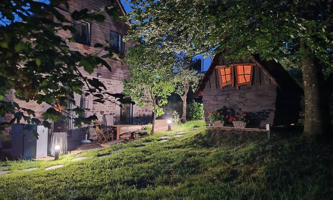 Birkenwald Cottage | LA GRANGE - GITE DE CHARME 4 PERSONNES + CABANE INSOLITE 2 PERS. (LIT 140x190)