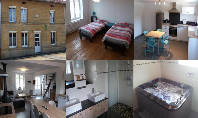 Boult-aux-Bois Maison | La Héronnière - Gîte 10 places avec Spa