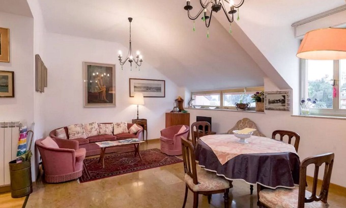Santa Margherita Ligure Appartement | La Luna sui Tetti / appartement central et panoramique