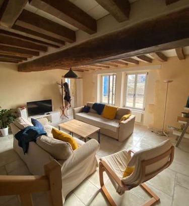 Vincelles Maison | La Maison Bleue, maison mitoyenne de campagne