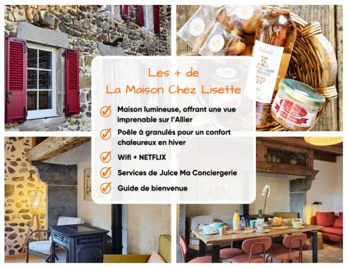 Mazeyrat-d'Allier Maison | La Maison Chez Lisette avec piscine et terrain de pétanque privé au bord de l'Allier !